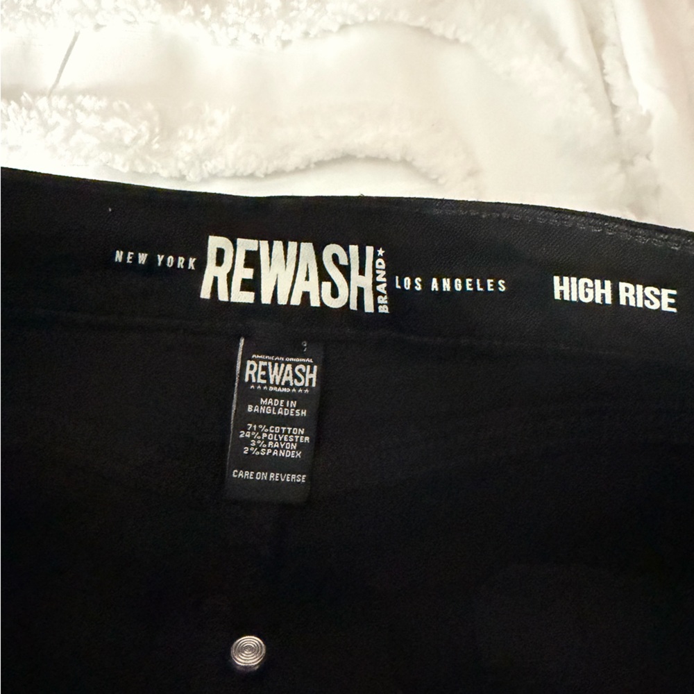 Rewash Black Men's Jeans - Picture 4 of 10